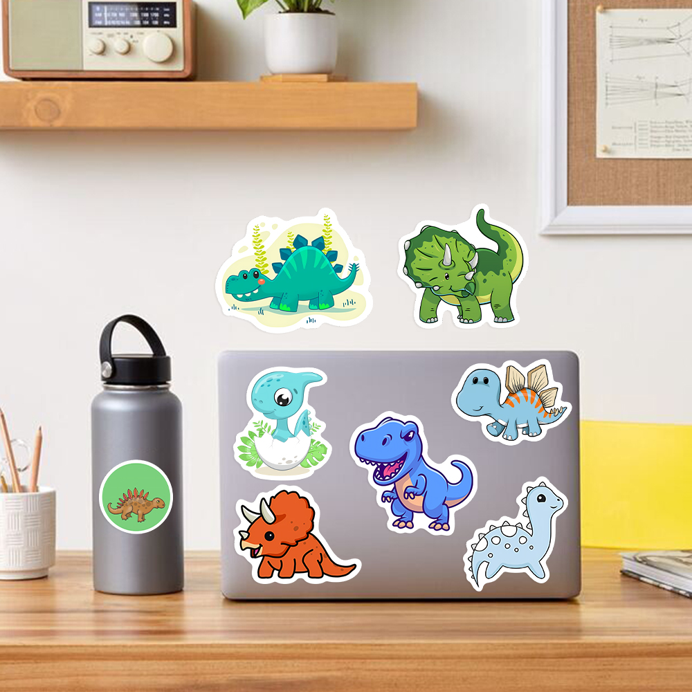 Cute Lovely dinosaur Stickers  - огляд і ціна Vintage Fashion Magazines