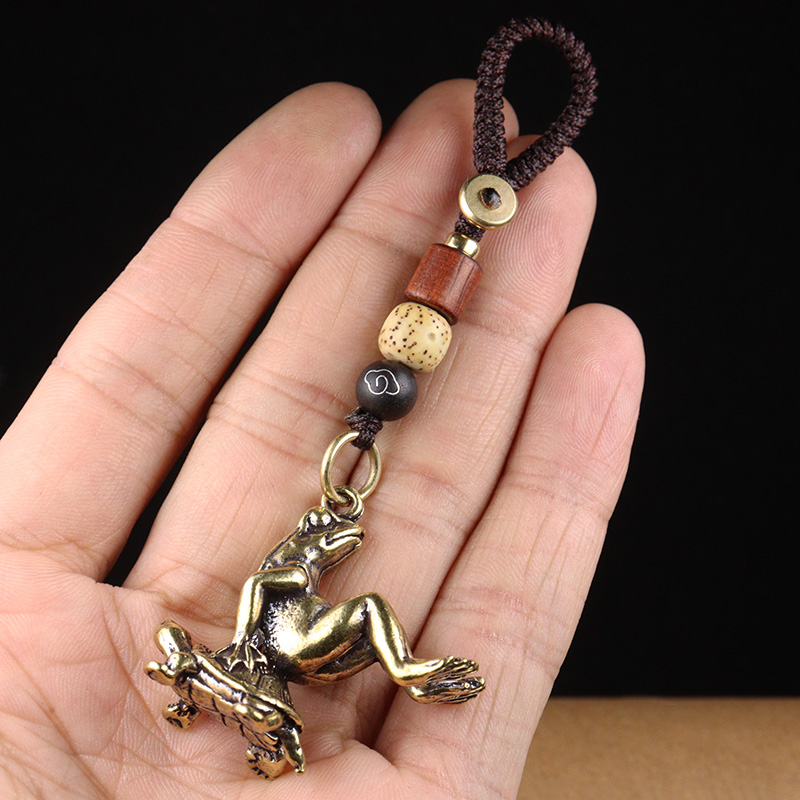 Copper Turtle Carrying Frog Ke - огляд і ціна Vintage Fashion Ornaments