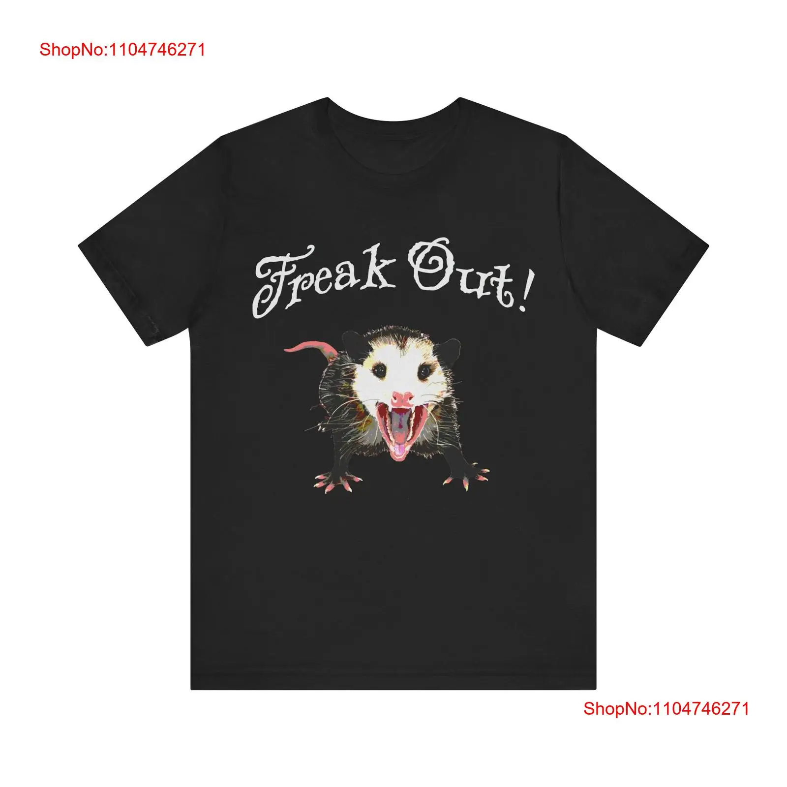 freak out opossum possum T Shi - огляд і ціна Vintage Fashion Knitwear