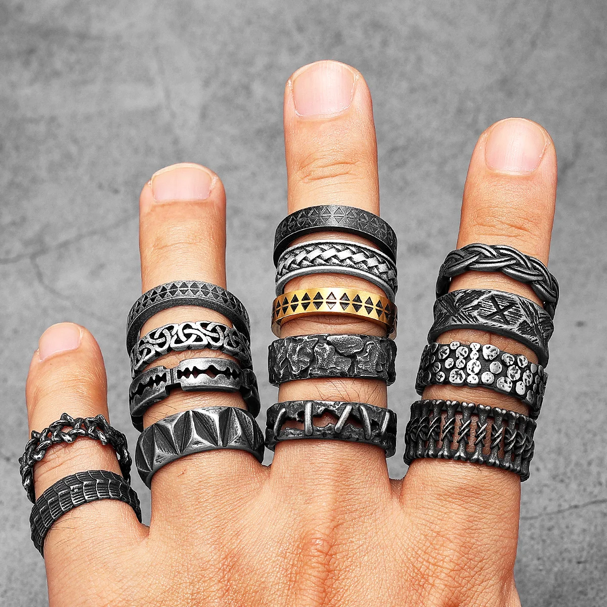 Hollow Celtic Knot Men Rings S - огляд і ціна Vintage Fashion Newtown
