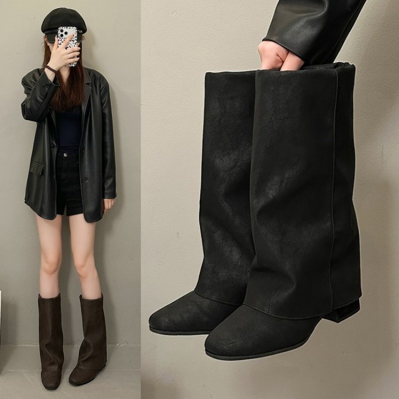 2026 New Square Head Vintage F - огляд і ціна Vintage Fashion Boots