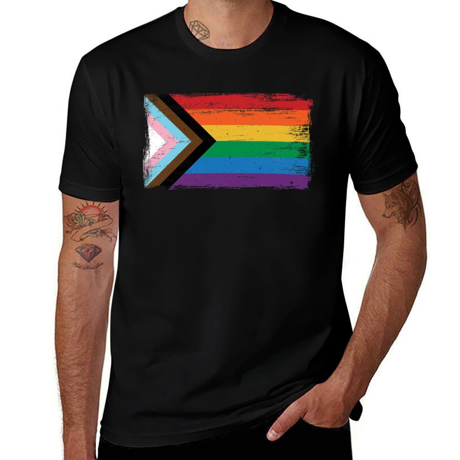 LGBTQ - Progress Pride Flag -  - огляд і ціна Vintage Queer Fashion