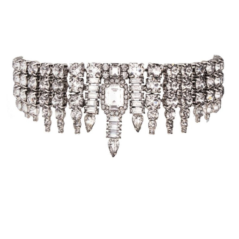 Luxury Rhinestones Geometric M - огляд і ціна Vintage Fashion Queen