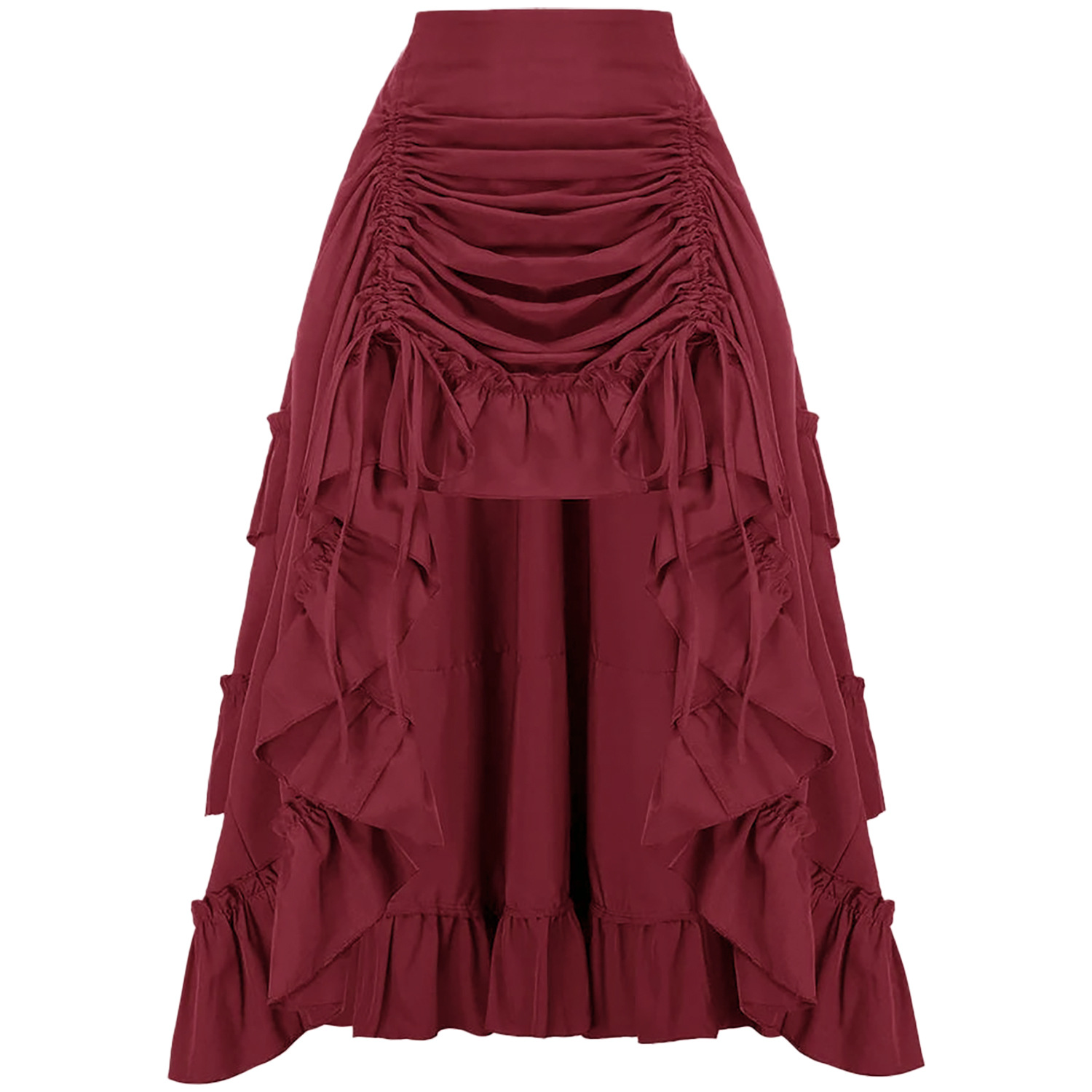Ruffled High Waisted Long Vict - огляд і ціна Vintage Fashion Stores