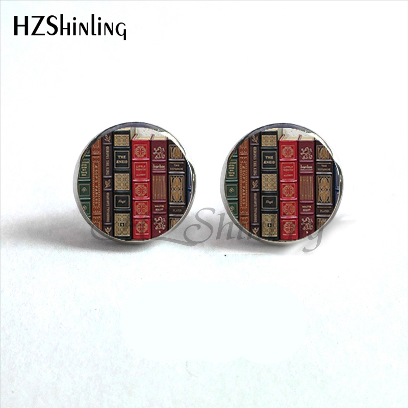 NES-00101  Library Book Earrin - огляд і ціна Vintage Fashion Library
