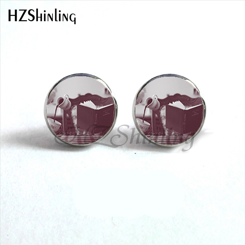 NES-00101  Library Book Earrin - огляд і ціна Vintage Fashion Library