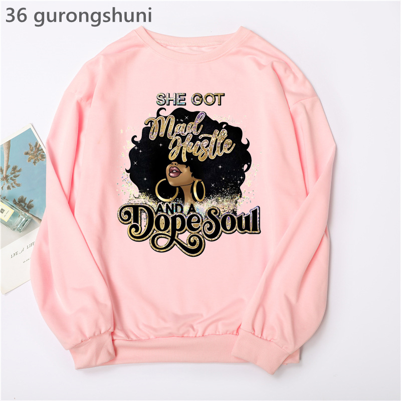 Watercolor Black Girl Magic Ho - огляд і ціна Turtleneck Knit 90S