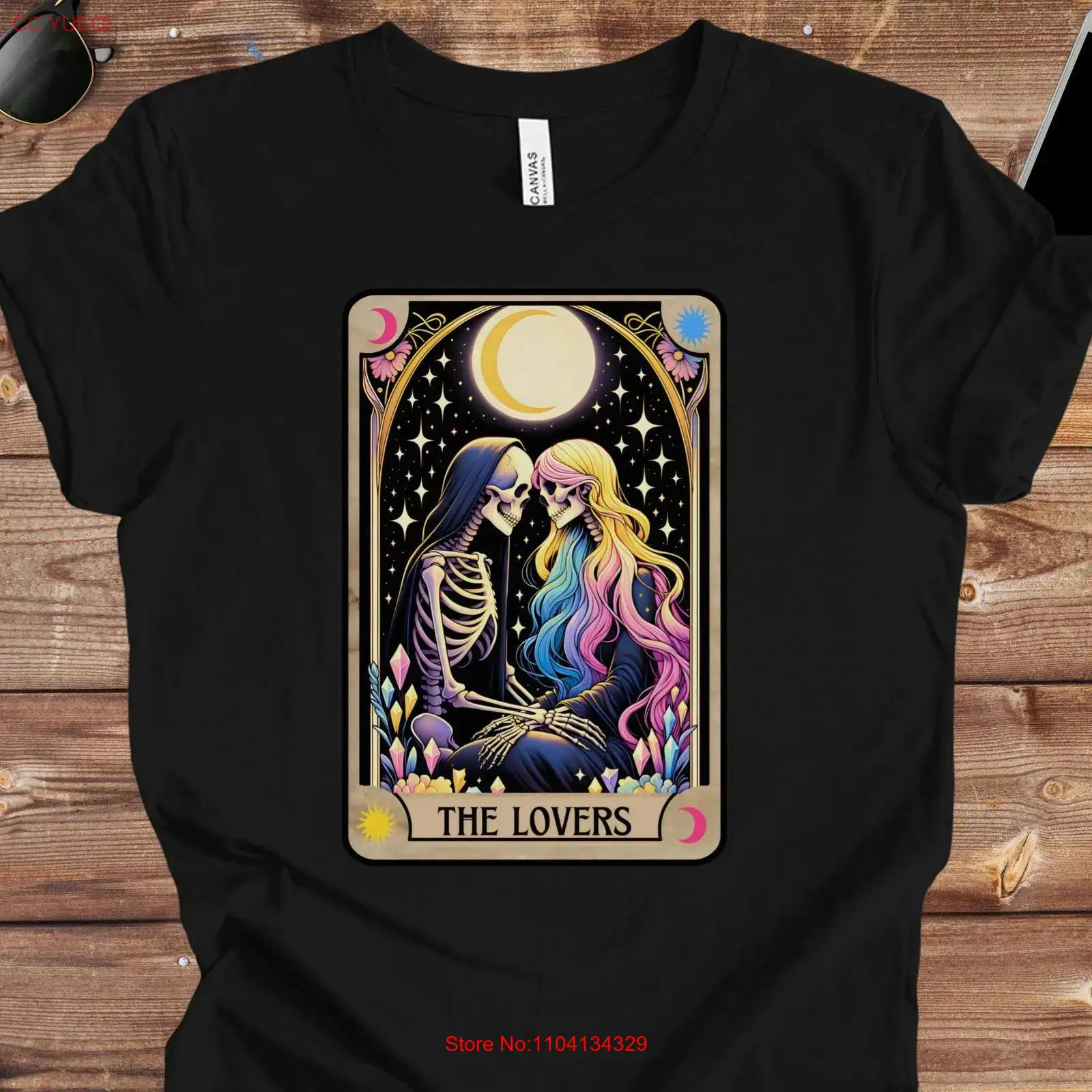 Pansexual Tarot Card T Shirt F - огляд і ціна Vintage Queer Fashion