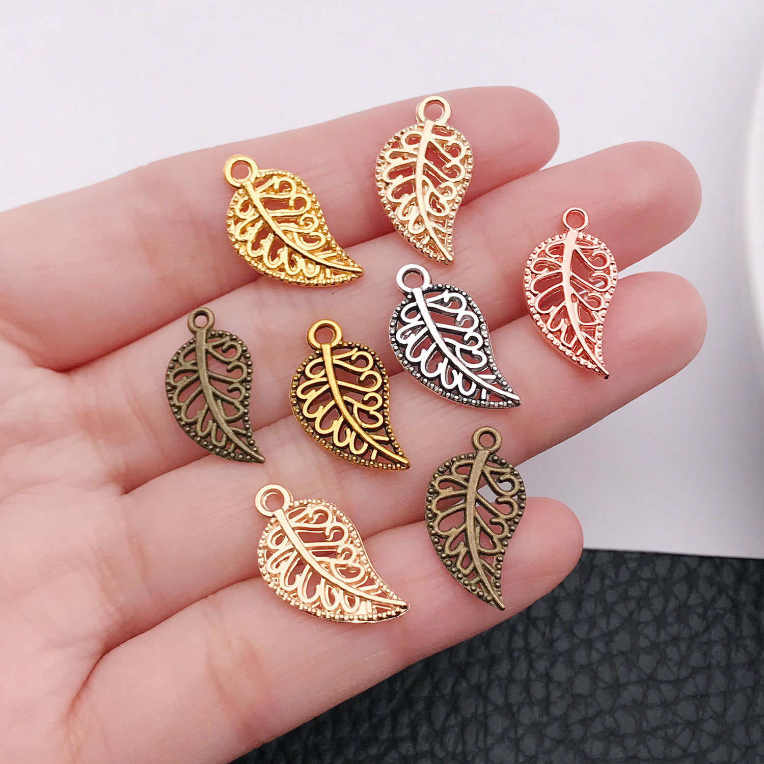 50/210 pcs Six-Color Leaf-Shap - огляд і ціна Vintage Fashion Earrings