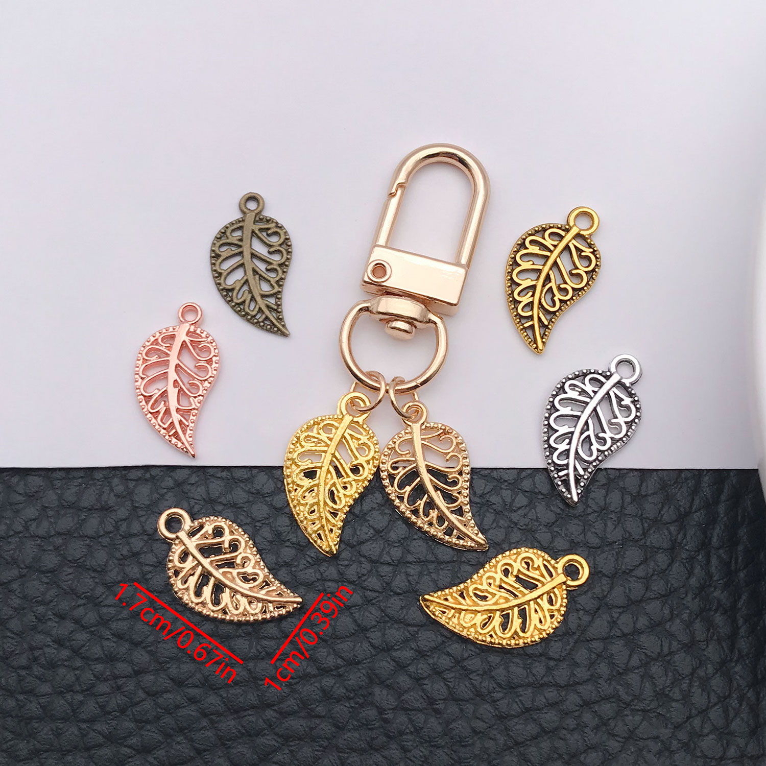 50/210 pcs Six-Color Leaf-Shap - огляд і ціна Vintage Fashion Earrings