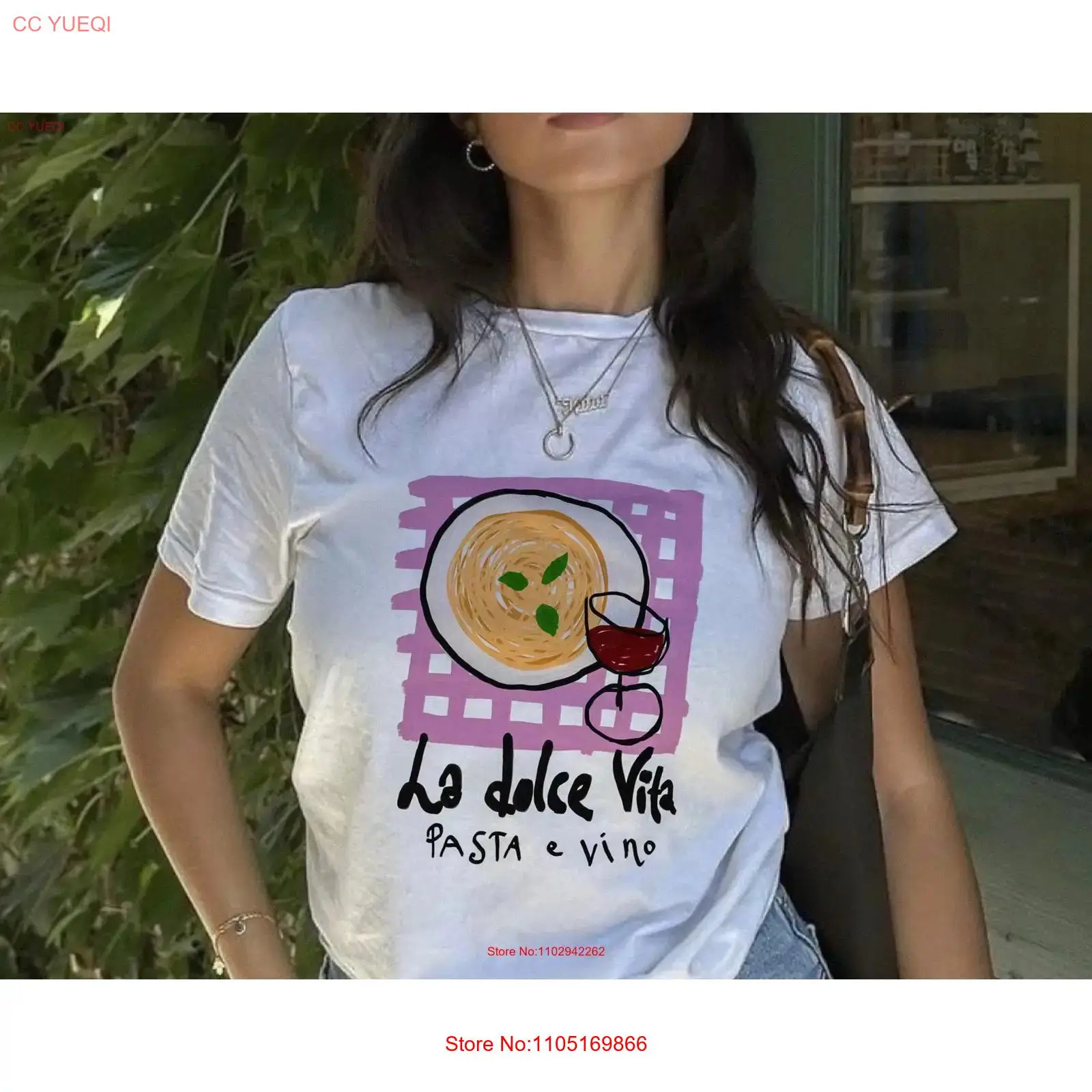 La Dolce Vita Pasta T Shirt vi - огляд і ціна Vintage Fashion La