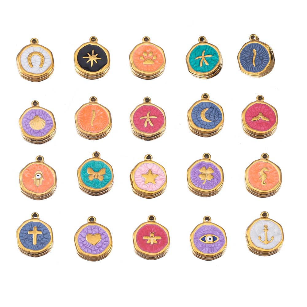8pcs Stainless Steel Colored E - огляд і ціна Vintage Fashion Earrings
