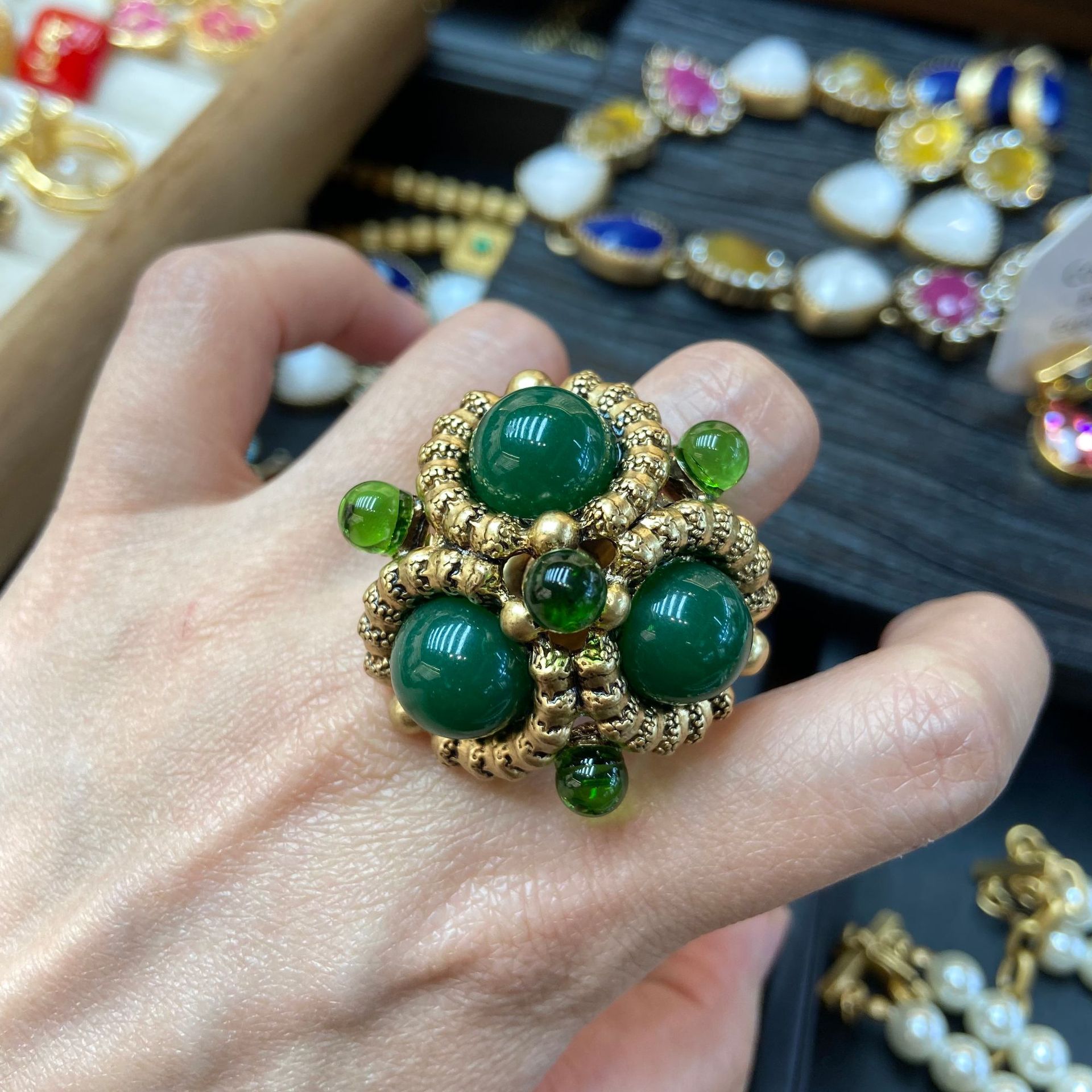 2025 lantern agate earrings on - огляд і ціна Vintage Fashion Tiktok