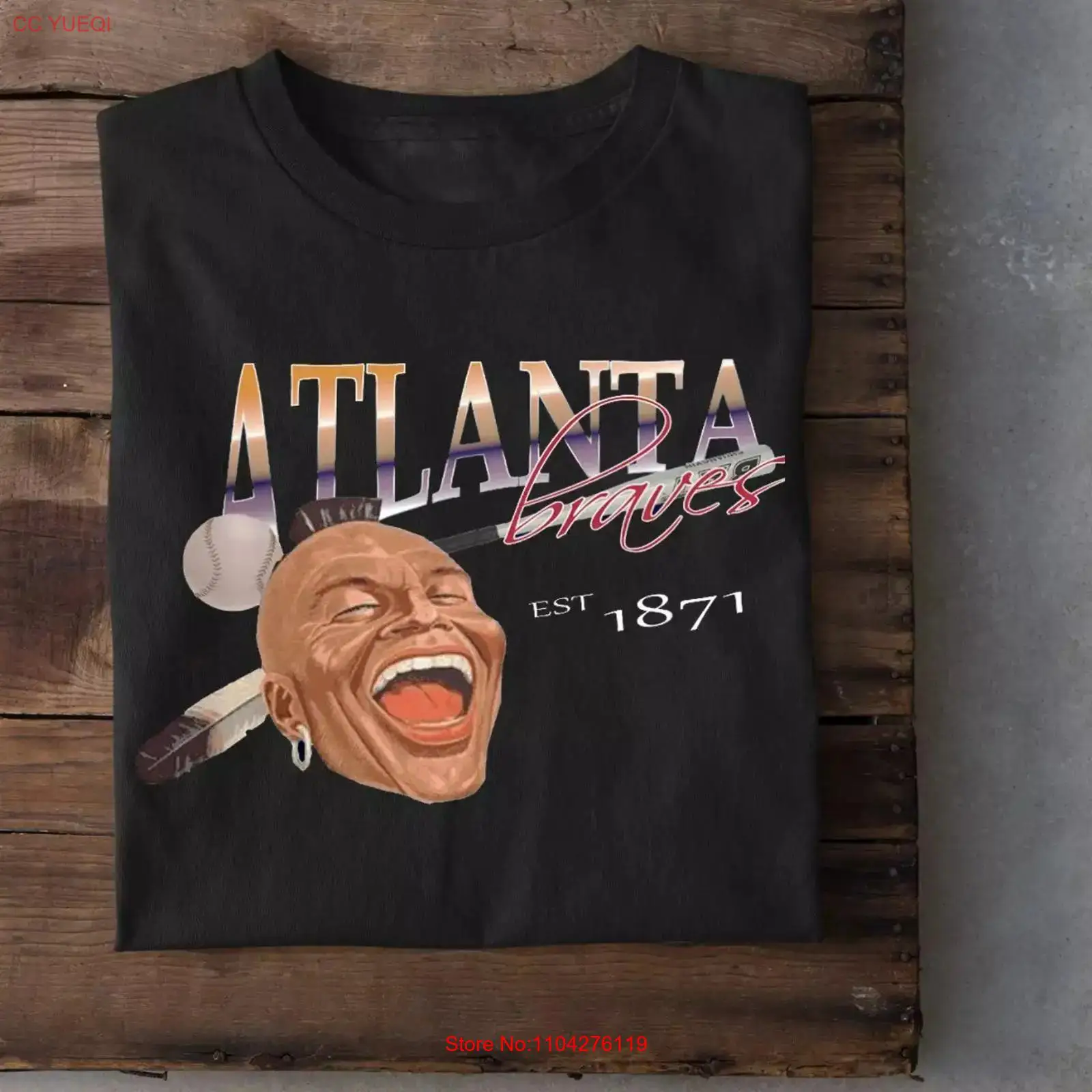 Atlanta teammm T Shirt  Cotton - огляд і ціна Vintage Fashion Knitwear