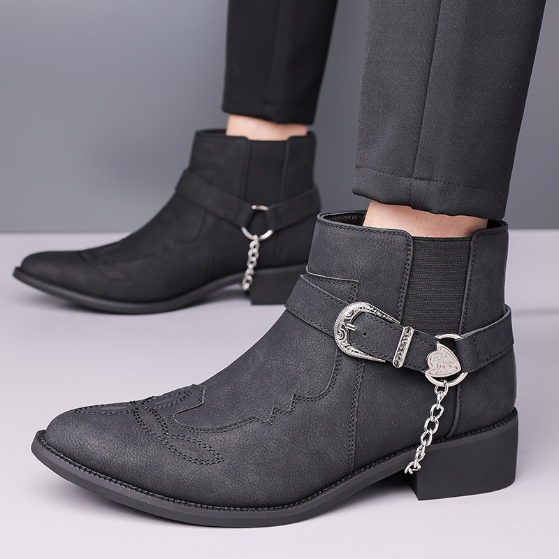 Fashion New Brand Retro Men's  - огляд і ціна Vintage Fashion Boots