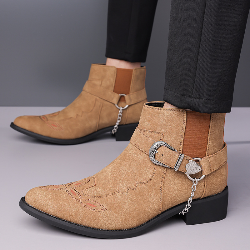 Fashion New Brand Retro Men's  - огляд і ціна Vintage Fashion Boots
