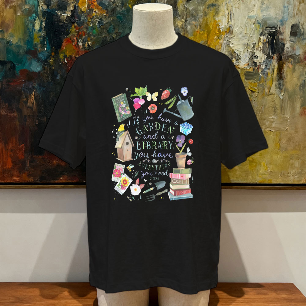 Garden and A Library Unisex Tr - огляд і ціна Vintage Fashion Library