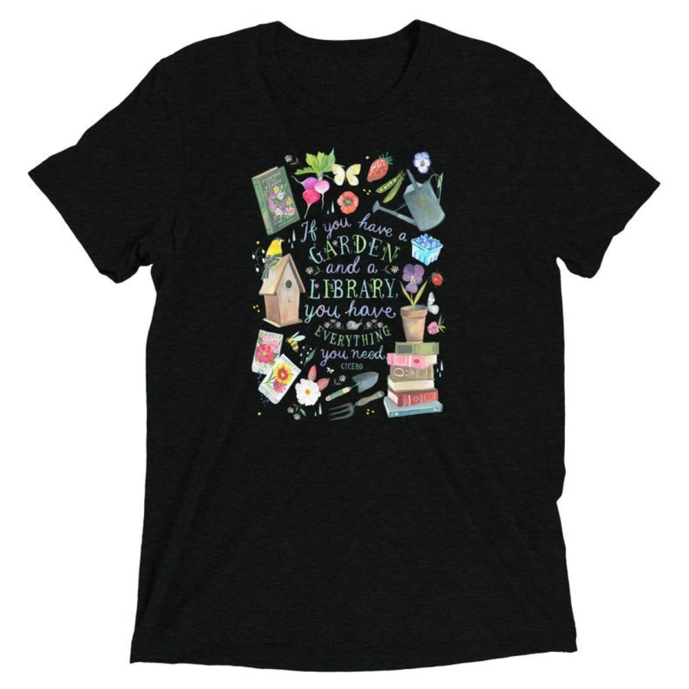 Garden and A Library Unisex Tr - огляд і ціна Vintage Fashion Library