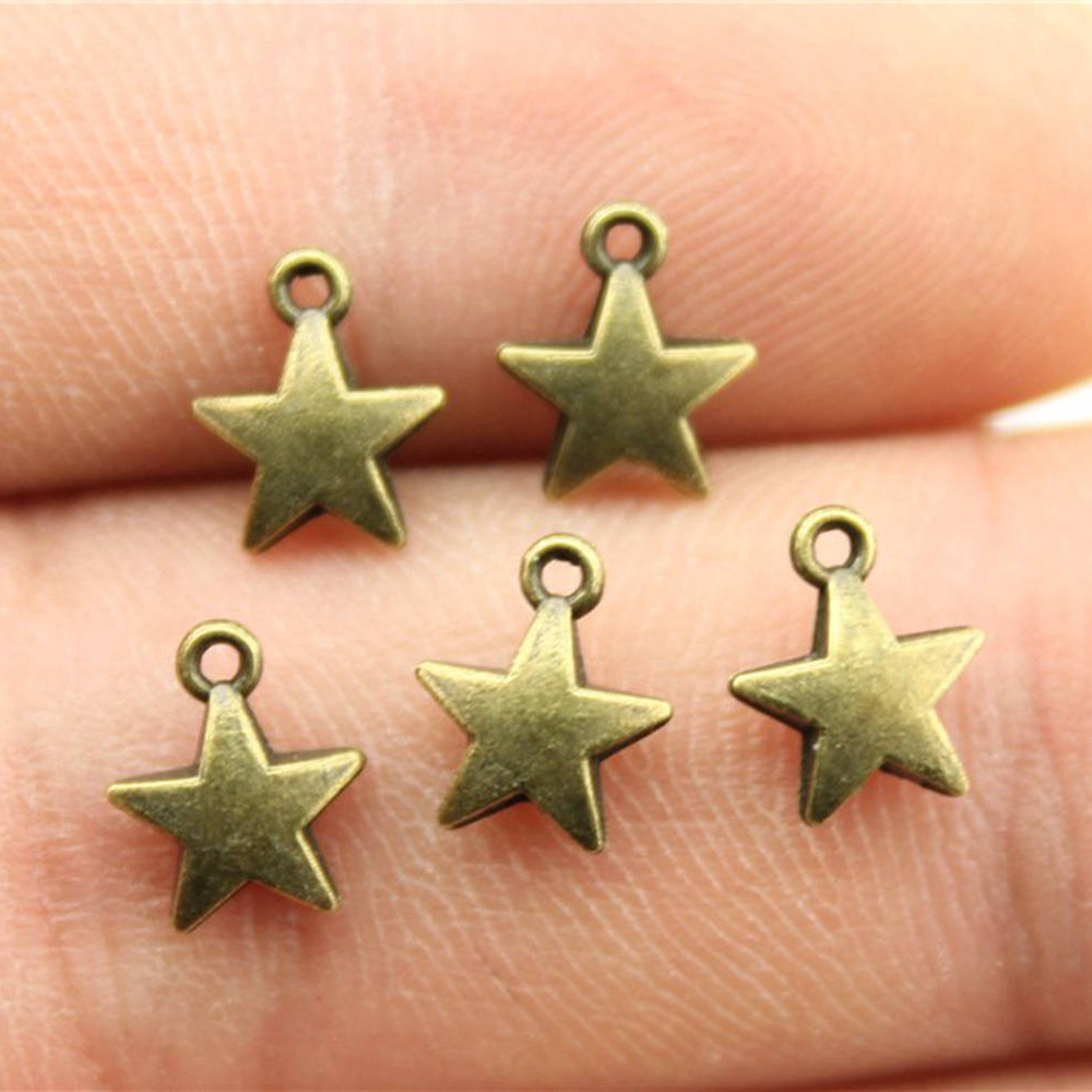 40pcs 8.6x7.1mm 2 Colors Antiq - огляд і ціна Vintage Fashion Stores