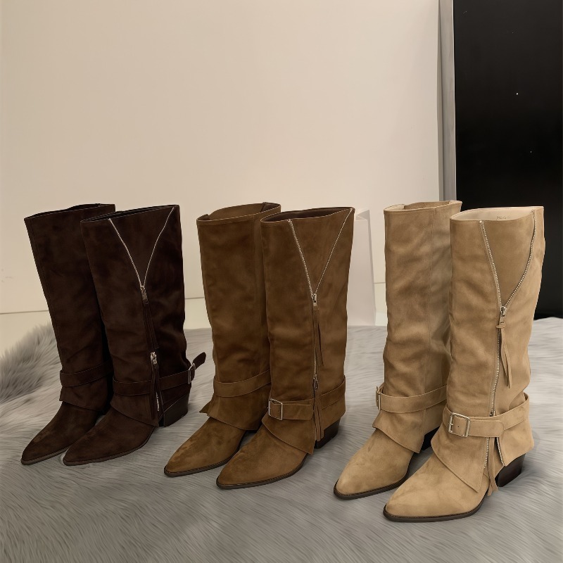 Women's Boots Vintage Suede Le - огляд і ціна Vintage Fashion Boots
