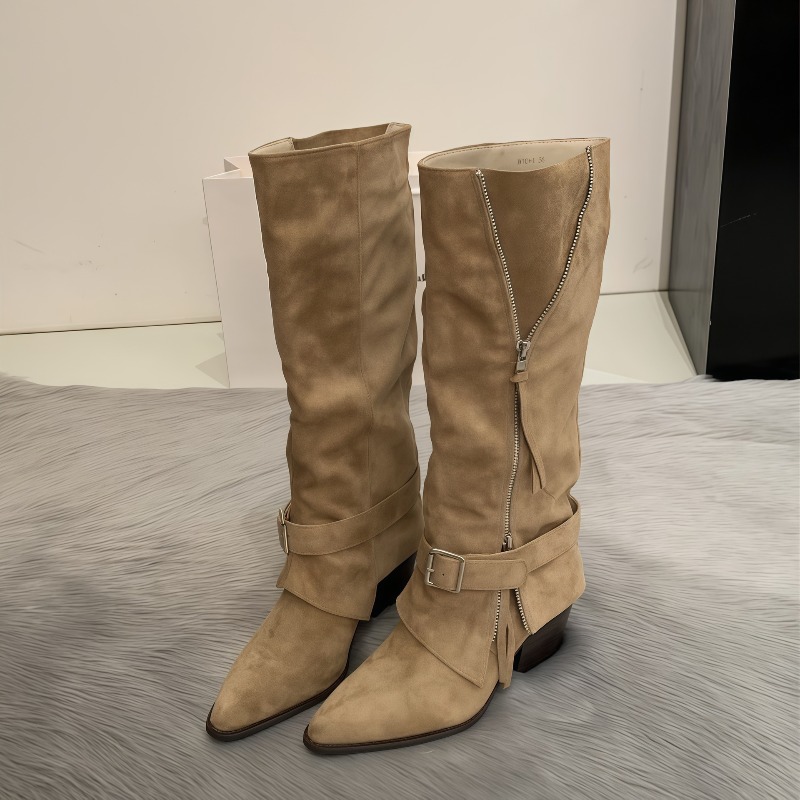 Women's Boots Vintage Suede Le - огляд і ціна Vintage Fashion Boots