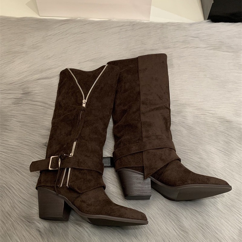 Women's Boots Vintage Suede Le - огляд і ціна Vintage Fashion Boots