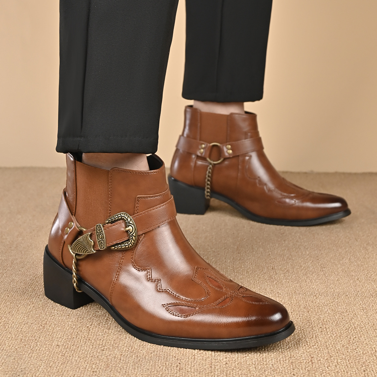 Fashion 2026 Men's Vintage Cow - огляд і ціна Vintage Fashion Boots