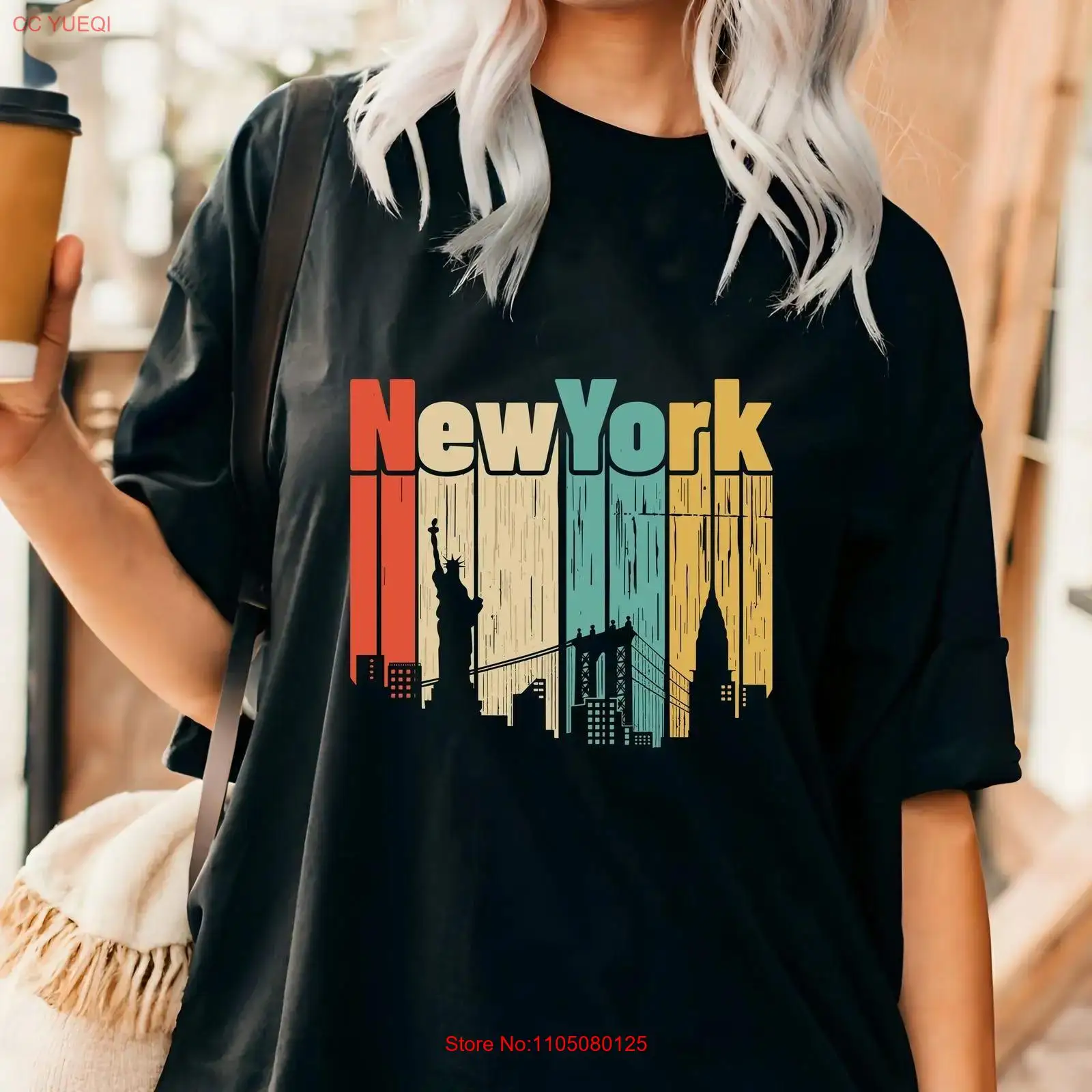 New York retro T shirt USA Tra - огляд і ціна Vintage Fashion New York