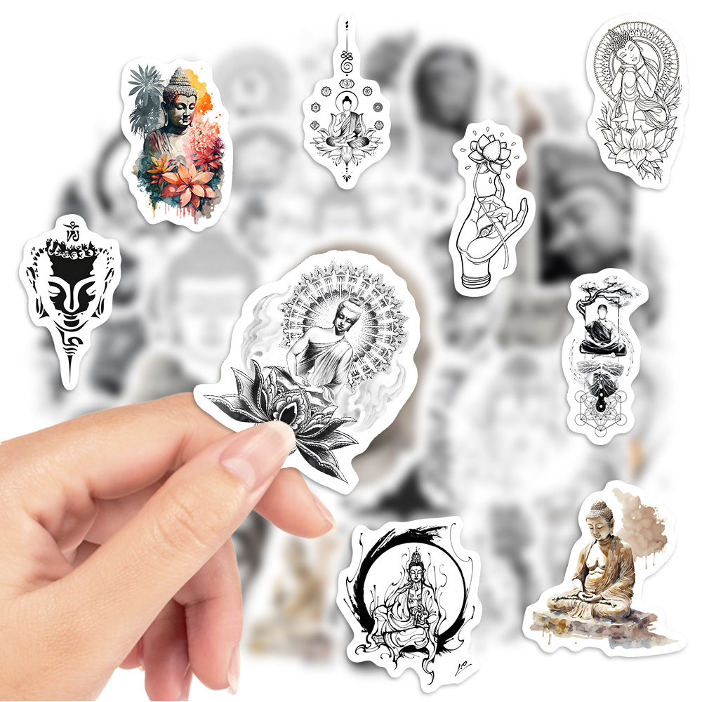 Buddha Aesthetics Stickers Yog - огляд і ціна Vintage Fashion Magazines