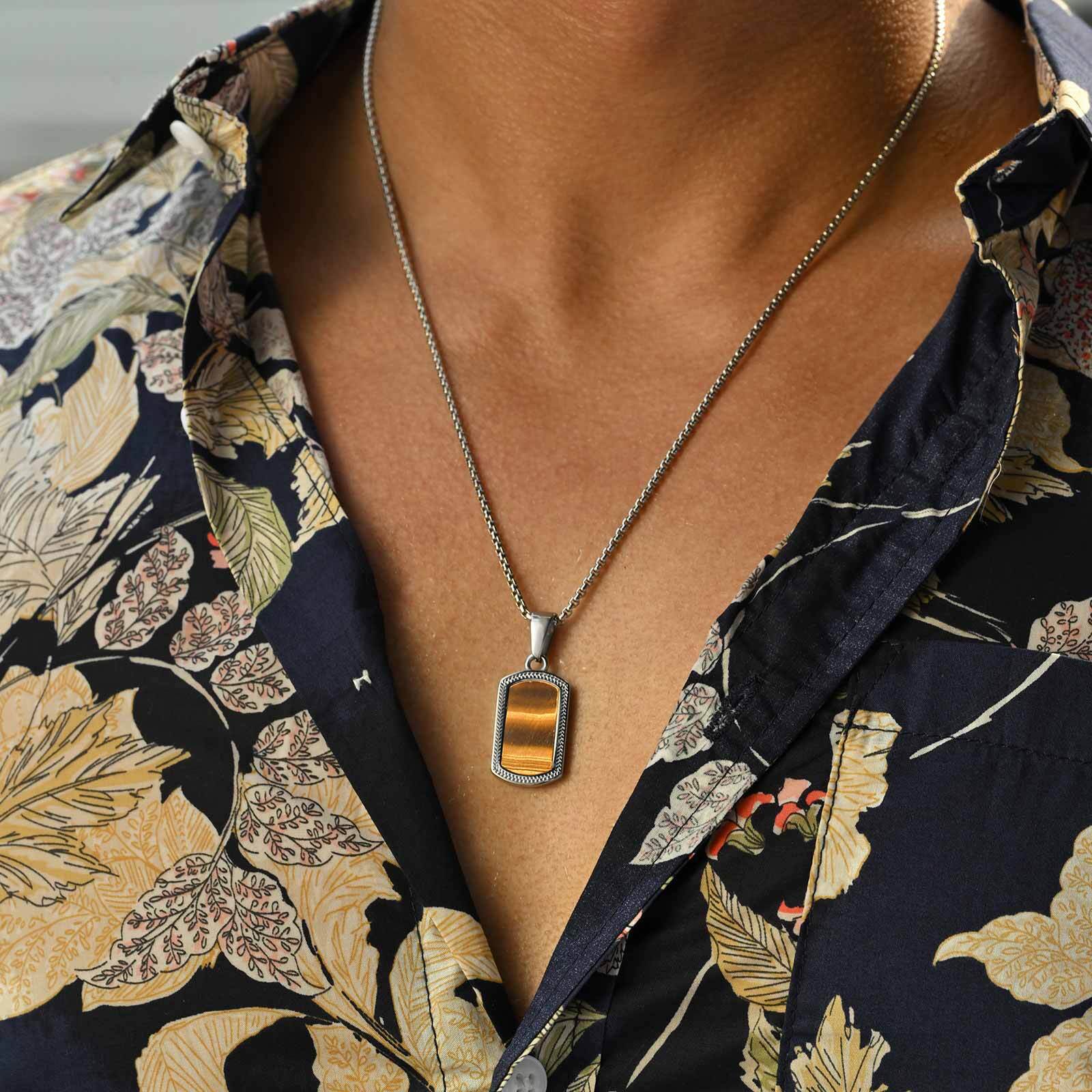 Vnox Stainless Steel Tiger Eye - огляд і ціна Vintage Fashion Labels